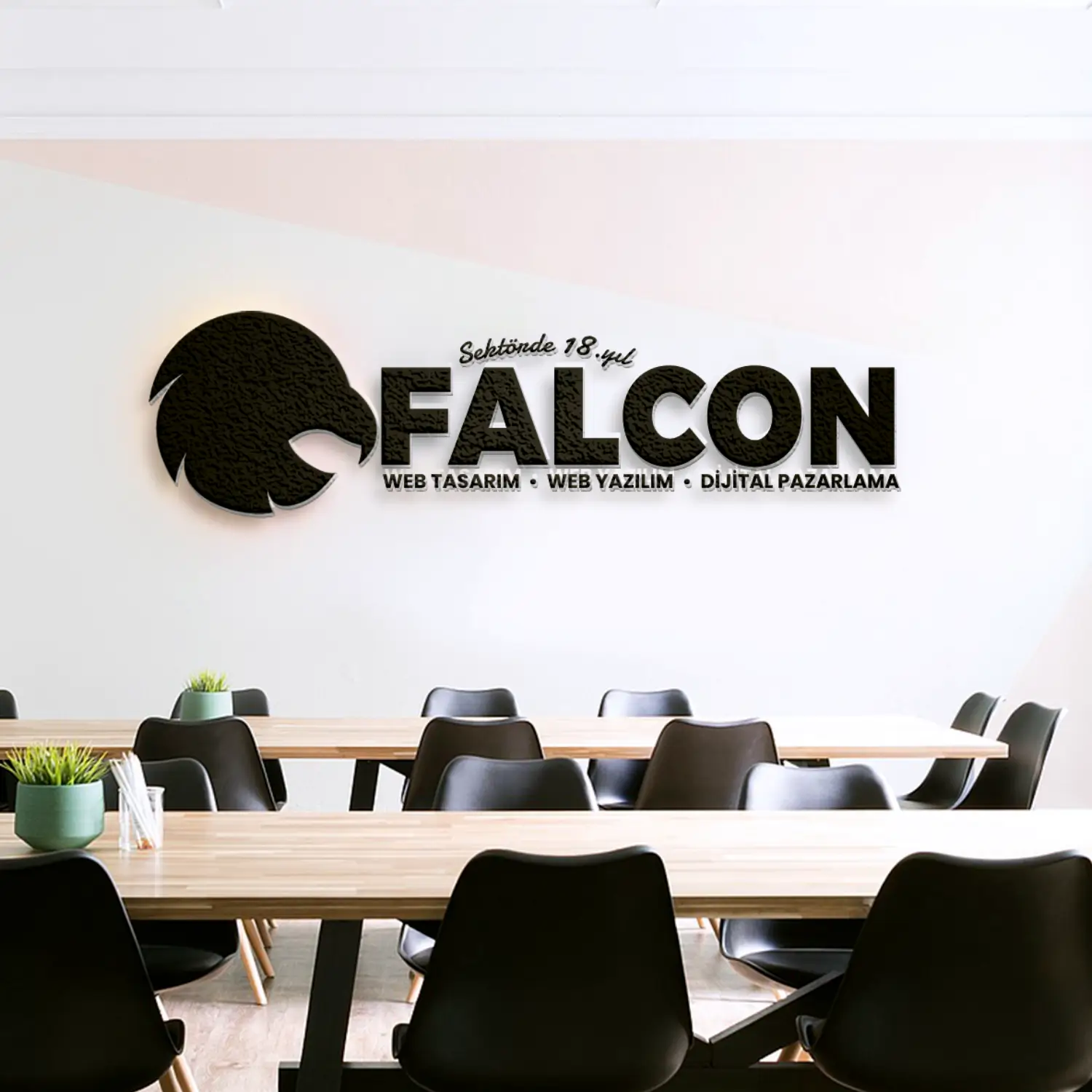 İletişim Falcon Web Tasarım Ofis Resmi 5