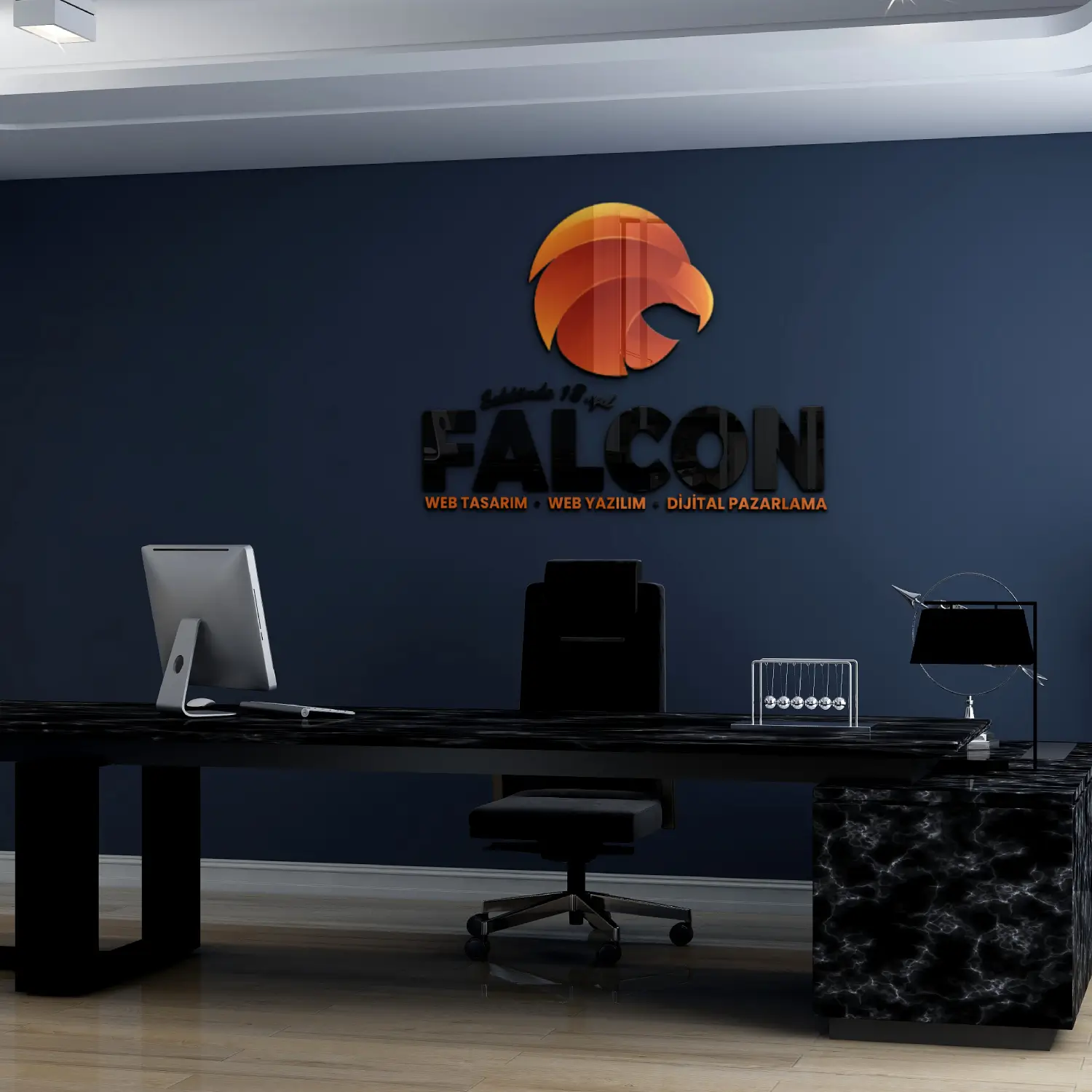 İletişim Falcon Web Tasarım Ofis Resmi 6